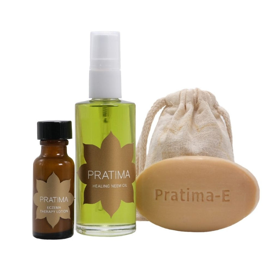 PRATIMA Ayurvedic Skincare Eczema Therapy Set