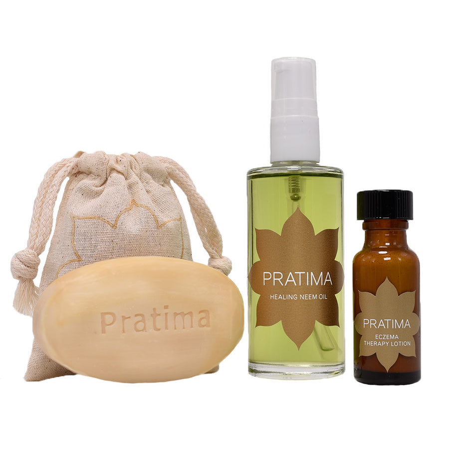 PRATIMA Ayurvedic Skincare Psoriasis Therapy Set