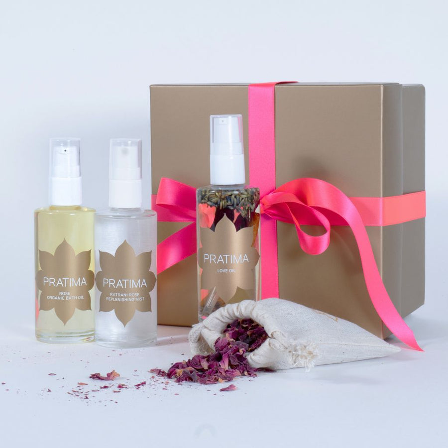 PRATIMA Skincare Rosy Radiance Holiday Gift Set 2023