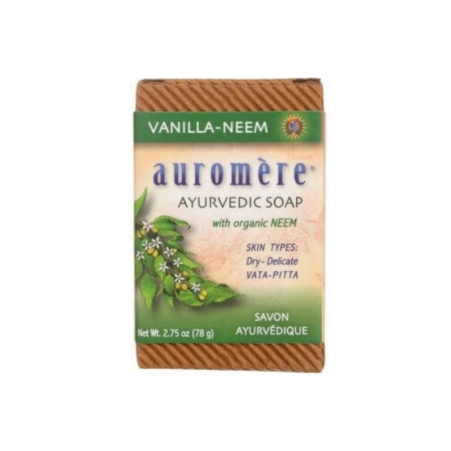 Auromère Vanilla-Neem Ayurvedic Soap